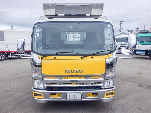 エルフトラック アルミブロック平ボディ 2段煽り ワイドボディ ロングボディ 床鉄板 スムーサー 最大積載4,000kg 荷台寸法(長435×幅212×高70) 4トン 4t 対応免許/8t限定中型免許(4枚目)