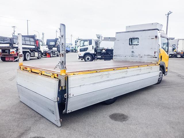 エルフトラック アルミブロック平ボディ 2段煽り ワイドボディ ロングボディ 床鉄板 スムーサー 最大積載4,000kg 荷台寸法(長435×幅212×高70) 4トン 4t 対応免許/8t限定中型免許(8枚目)