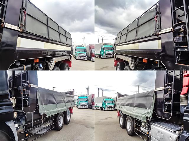 クオン 新明和製ダンプ リターダー MT車 積載8600kg 荷台寸法(長509×幅219×高49) 10トン 10t 対応免許/大型免許(9枚目)