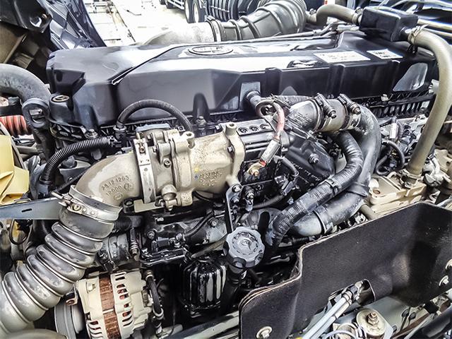 クオン 新明和製ダンプ リターダー MT車 積載8600kg 荷台寸法(長509×幅219×高49) 10トン 10t 対応免許/大型免許(29枚目)