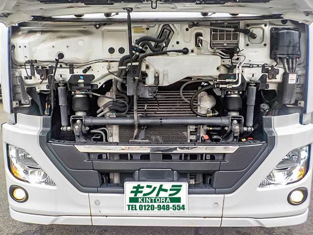 クオン トレーラーヘッド 車検あり 460馬力 アルミホイール 後輪エアサス エスコット 第五輪荷重11,500kg 10トン 10t 対応免許/大型免許(25枚目)