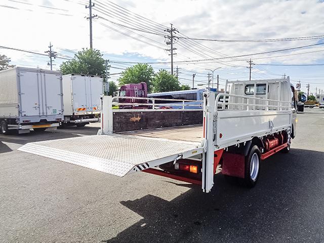 キャンター パブコ製平ボディ 新明和製垂直パワーゲート付き 車検有り 荷台寸法(長447×幅179×高37) 最大積載2000kg 2トン 2t 対応免許/5t限定準中型免許(10枚目)