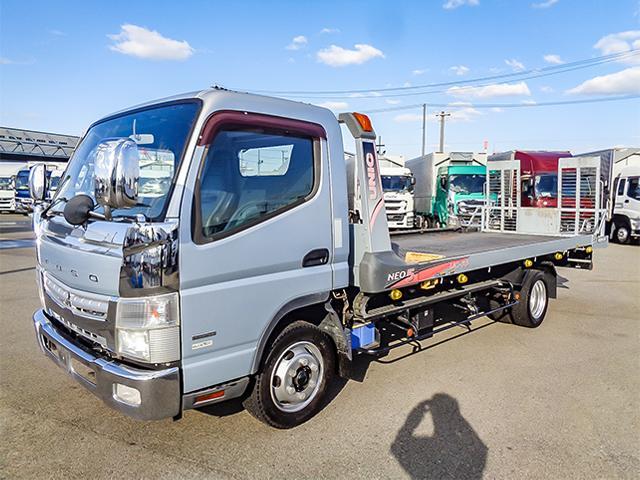 キャンター 古河製セルフローダー 積載3100kg ラジコン ウインチ 自動歩み カスタム 荷台寸法(長567×幅206) 2トン 2t 対応免許/準中型免許(3枚目)