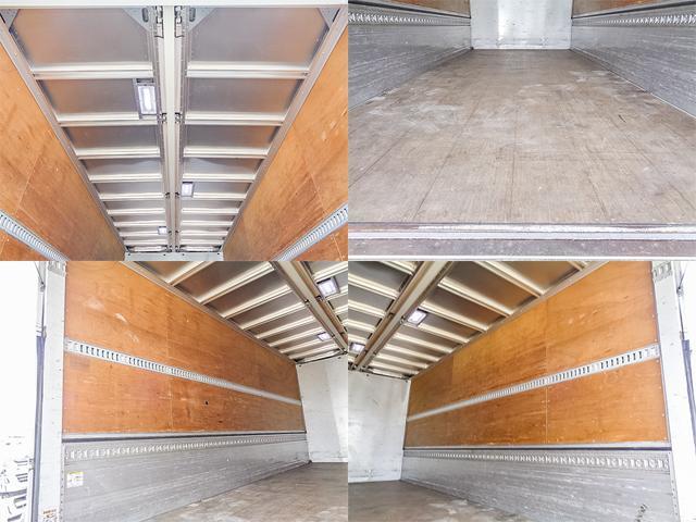 フォワード トレクス製アルミウイング 極東開発製跳ね上げパワーゲート ワイドボディ 後輪エアサス 最大積載2550kg 荷台寸法(長624×幅240×高241) 4トン 4t 対応免許/8t限定中型免許(10枚目)