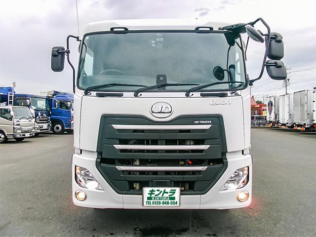 クオン 新明和製ダンプ リターダー 7速ミッション 電動コボレーン 2デフ 最大積載9,100kg 荷台寸法(長509×幅220×高49) 10トン 10t 対応免許/大型免許(5枚目)