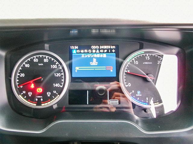 クオン 新明和製ダンプ リターダー 7速ミッション 電動コボレーン 2デフ 最大積載9,100kg 荷台寸法(長509×幅220×高49) 10トン 10t 対応免許/大型免許(44枚目)