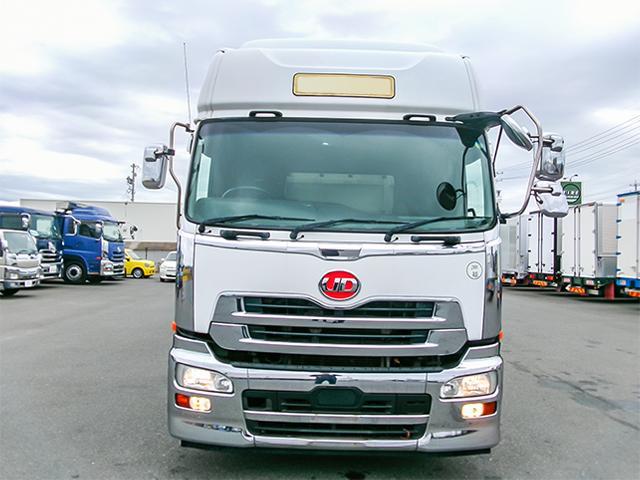 クオン トレクス製アルミウイング 総輪エアサス 門枠ステンレス 最大積載13,400kg 荷台寸法(長961×幅240×高249) 10トン 10t 対応免許/大型免許(4枚目)