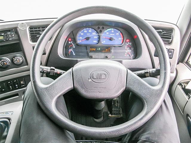 クオン トレクス製アルミウイング 総輪エアサス 門枠ステンレス 最大積載13,400kg 荷台寸法(長961×幅240×高249) 10トン 10t 対応免許/大型免許(43枚目)