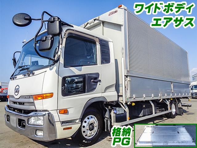 コンドル アルミウイング 格納パワーゲート ワイドボディ 後輪エアサス ラッシングレール 最大積載2,450kg 荷台寸法(長624×幅241×高241) 4トン 4t 対応免許/8t限定中型免許(2枚目)