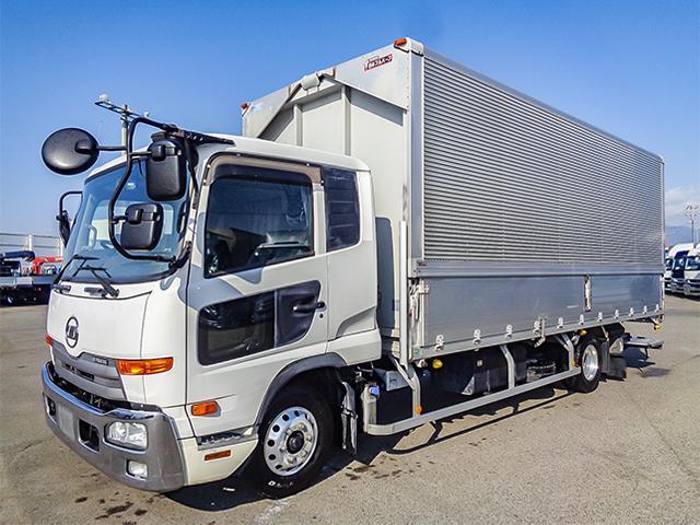 コンドル アルミウイング 格納パワーゲート ワイドボディ 後輪エアサス ラッシングレール 最大積載2,450kg 荷台寸法(長624×幅241×高241) 4トン 4t 対応免許/8t限定中型免許(3枚目)