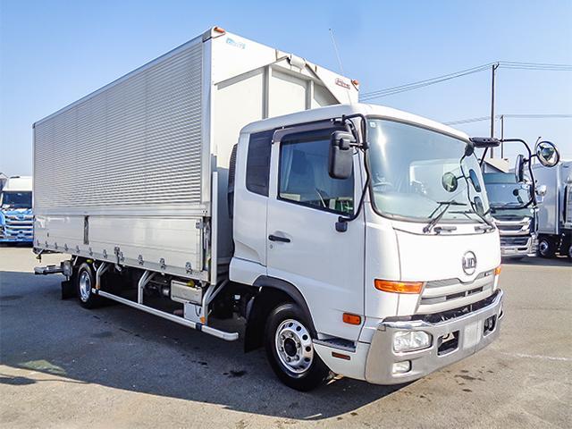 コンドル アルミウイング 格納パワーゲート ワイドボディ 後輪エアサス ラッシングレール 最大積載2,450kg 荷台寸法(長624×幅241×高241) 4トン 4t 対応免許/8t限定中型免許(4枚目)