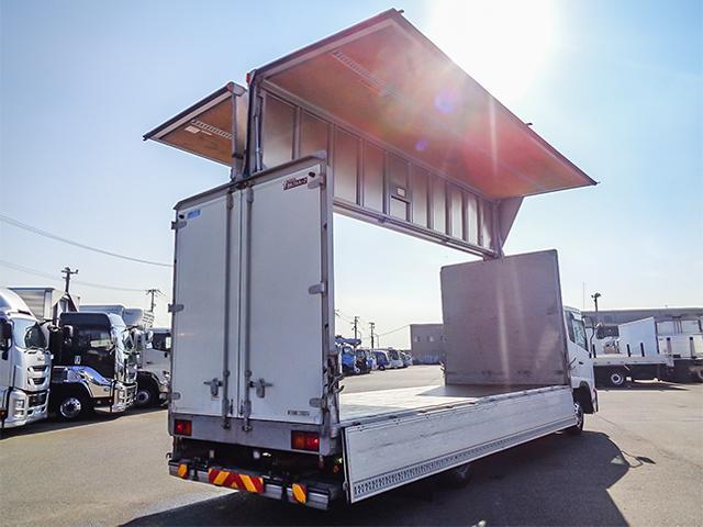 コンドル アルミウイング 格納パワーゲート ワイドボディ 後輪エアサス ラッシングレール 最大積載2,450kg 荷台寸法(長624×幅241×高241) 4トン 4t 対応免許/8t限定中型免許(16枚目)