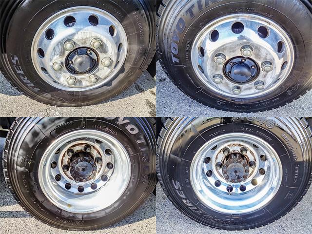 コンドル アルミウイング 格納パワーゲート ワイドボディ 後輪エアサス ラッシングレール 最大積載2,450kg 荷台寸法(長624×幅241×高241) 4トン 4t 対応免許/8t限定中型免許(25枚目)