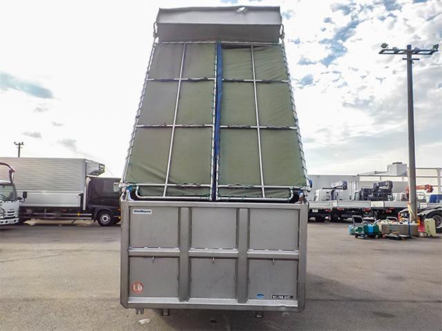 コンドル オ-ルステンレス製深ダンプ 土砂禁 電動コボレーン フェンダーステンレス 最大積載3,600kg 荷台寸法(長319×幅190×高106) 4トン 4t 対応免許/8t限定中型免許(10枚目)