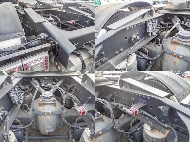 クオン 　トレーラーヘッド　サイドディフレクター　エアロサイドバンパー　アルミホイール　後輪エアサス　エスコット　第五輪荷重１１，５００ｋｇ　１０トン　１０ｔ　対応免許／大型免許（16枚目）