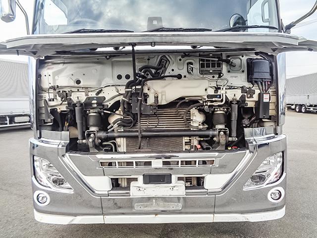 クオン 　トレーラーヘッド　サイドディフレクター　エアロサイドバンパー　アルミホイール　後輪エアサス　エスコット　第五輪荷重１１，５００ｋｇ　１０トン　１０ｔ　対応免許／大型免許（25枚目）