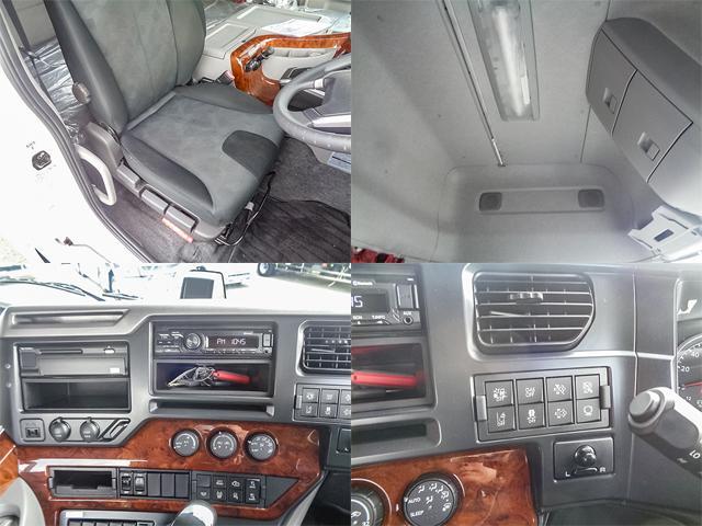 クオン 　トレーラーヘッド　サイドディフレクター　エアロサイドバンパー　アルミホイール　後輪エアサス　エスコット　第五輪荷重１１，５００ｋｇ　１０トン　１０ｔ　対応免許／大型免許（28枚目）