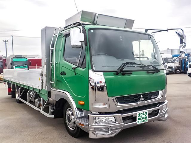 ファイター 　アルミブロック平ボディ　車検付き　ワイドボディ　後輪エアサス　アルミホイール　最大積載２，５５０ｋｇ　荷台寸法（長５９９×幅２４０×高４８）　４トン　４ｔ　対応免許／８ｔ限定中型免許（3枚目）