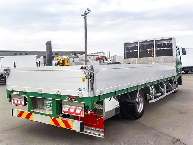 ファイター 　アルミブロック平ボディ　車検付き　ワイドボディ　後輪エアサス　アルミホイール　最大積載２，５５０ｋｇ　荷台寸法（長５９９×幅２４０×高４８）　４トン　４ｔ　対応免許／８ｔ限定中型免許（5枚目）