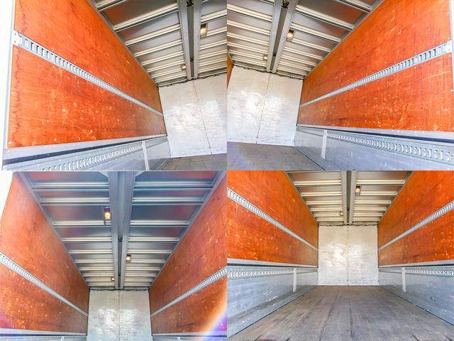 ヒノレンジャー 　トランテックス製アルミウイング　ワイドボディ　後輪エアサス　ラッシングレール　最大積載２，９００ｋｇ　荷台寸法（長６２７×幅２４０×高２４０）　４トン　４ｔ　対応免許／８ｔ限定中型免許（8枚目）