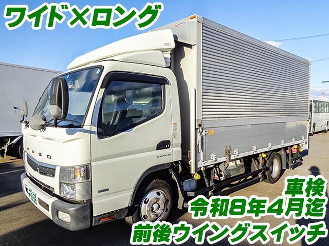 キャンター 　パブコ製アルミウイング　ワイドロングボディ　内フック　ラッシングレール２段　最大積載２，０００ｋｇ　荷台寸法（長４３０×幅２０９×高１９４）　２トン　２ｔ　対応免許／準中型免許（2枚目）