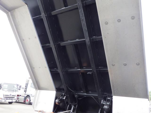 プロフィア 土砂ダンプ 2デフ Lゲート メッキ付 新明和工業 自動シート 自重計(13枚目)