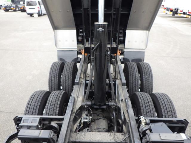 プロフィア 土砂ダンプ 2デフ Lゲート メッキ付 新明和工業 自動シート 自重計(15枚目)