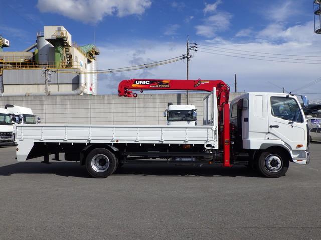 ファイター 　増トン　古河ユニック　４段クレーン　ラジコン（クレーンモード⇔アウトリガモード）　フックイン　ハイジャッキ　セルフローダー　メッキ付（10枚目）