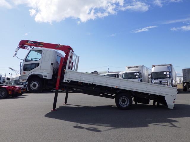 ファイター 　増トン　古河ユニック　４段クレーン　ラジコン（クレーンモード⇔アウトリガモード）　フックイン　ハイジャッキ　セルフローダー　メッキ付（12枚目）