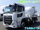 最大積載量:9520kg / 上物:新明和(型式:MW420-38・シリアルNo.:F2312514218Z) / 電動ホッパーカバー / ドラム容量:8.3立方メートル / キーレス