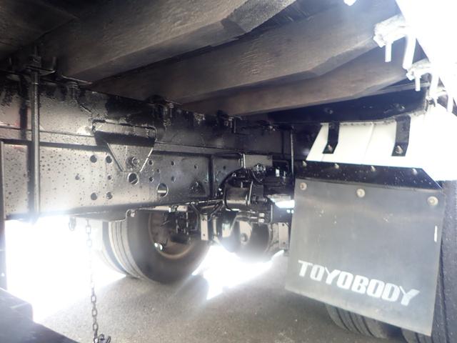 デュトロ 高床　ディーゼル　ターボ　小型　トラック　３トン　タダノ　４段　ラジコン　クレーン　積載３ｔ　標準　ロング　ヒノ　デュトロ　２．６３ｔ吊　全塗装　排ガスマフラー洗浄　荷台内寸　Ｌ３５０　Ｗ１７８　Ｈ３８．５　床鉄板　横ネタ補強　ＤＰＲ　（２２９６）（58枚目）