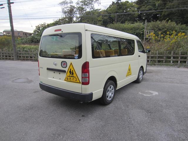 ハイエースワゴン 幼児バス/大人2人/園児12人/普通免許/置き去り防止装置/スクールバス(4枚目)