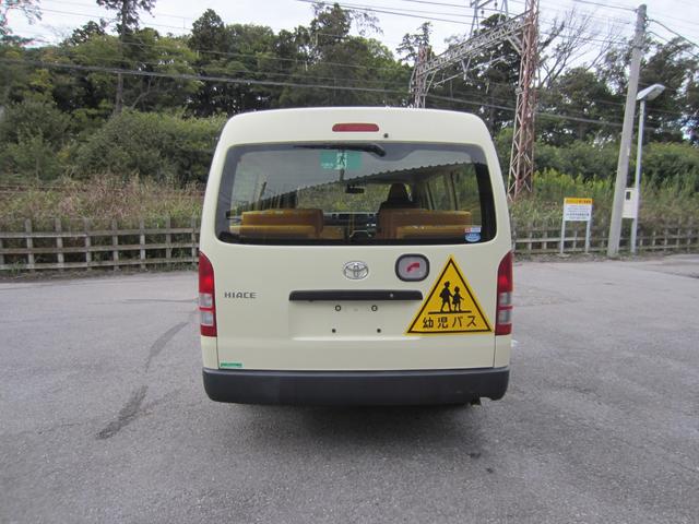 ハイエースワゴン 幼児バス/大人2人/園児12人/普通免許/置き去り防止装置/スクールバス(5枚目)