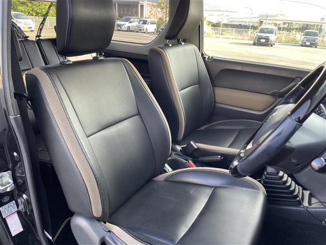 ジムニー ランドベンチャー SDナビ ハーフレザーシート シートヒーター ETC Bluetooth CD DVD フルセグTV 背面タイヤ 純正フロアマット 純正アルミホイール リモコンキー フォグランプ 禁煙車(18枚目)