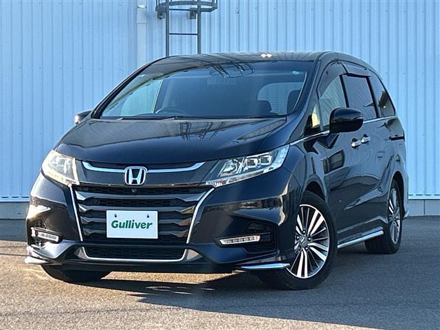 オデッセイハイブリッド ハイブリッド　全方位カメラ／純正ナビ／両側パワースライドドア／ブラインドスポットモニター／ハーフレザー／パワーシート／衝突軽減システム／ドライブレコーダー／クルーズコントロール／シートヒーター／オットマン／ＬＥＤ（29枚目）