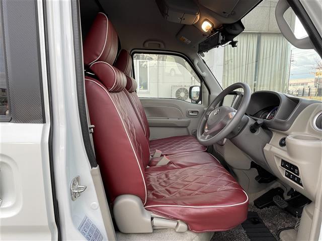 エブリイワゴン ＰＺターボスペシャル　純正ＳＤナビ　衝突被害軽減ブレーキ　横滑り防止装置　レーンキープアシスト　クリアランスソナー　両側パワースライドドア　Ｄ席シートヒーター　レザー調シートカバー　ステアリングリモコン　プッシュスタート（9枚目）