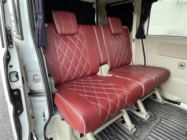 エブリイワゴン ＰＺターボスペシャル　純正ＳＤナビ　衝突被害軽減ブレーキ　横滑り防止装置　レーンキープアシスト　クリアランスソナー　両側パワースライドドア　Ｄ席シートヒーター　レザー調シートカバー　ステアリングリモコン　プッシュスタート（10枚目）