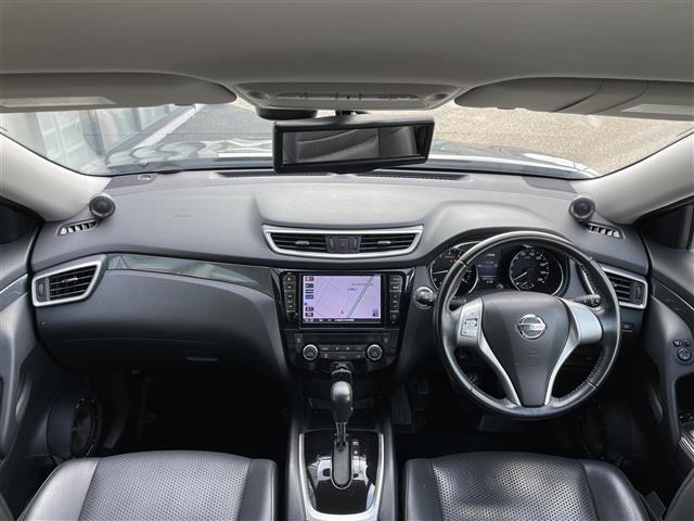 エクストレイル 20XブラクエクストリーマXエマージェンシブレーキP 純正ディーラーOPナビ エマージェンシーブレーキ 横滑り防止装置 ヒルディセントコントロール レーンキープアシスト クリアランスソナー ビルトインETC アイドリングストップ 前席シートヒーター(42枚目)