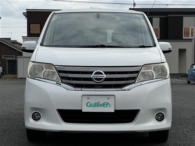 セレナ 20G 純正HDDナビ 横滑り防止装置 クルーズコントロール バックカメラ ビルトインETC ドライブレコーダー アイドリングストップ ECOMODE 両側パワースライドドア 革巻きステアリング スマートキー(2枚目)