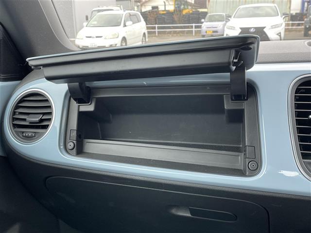 ザ・ビートル デザイン　ワンオーナー　社外メモリーナビ　横滑り防止装置　クルーズコントロール　ＥＴＣ　革巻きステアリング　ＭＴモード付ＡＴ　リモコンキー　ハロゲンヘッドライト　フォグランプ　ヘッドライトレベライザー（33枚目）