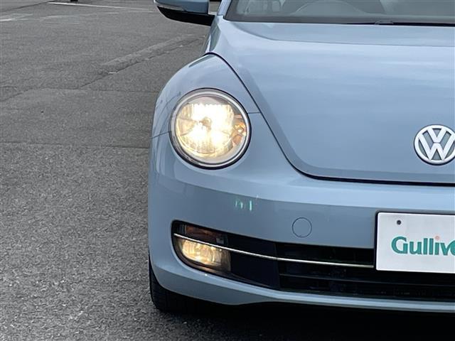 ザ・ビートル デザイン　ワンオーナー　社外メモリーナビ　横滑り防止装置　クルーズコントロール　ＥＴＣ　革巻きステアリング　ＭＴモード付ＡＴ　リモコンキー　ハロゲンヘッドライト　フォグランプ　ヘッドライトレベライザー（37枚目）