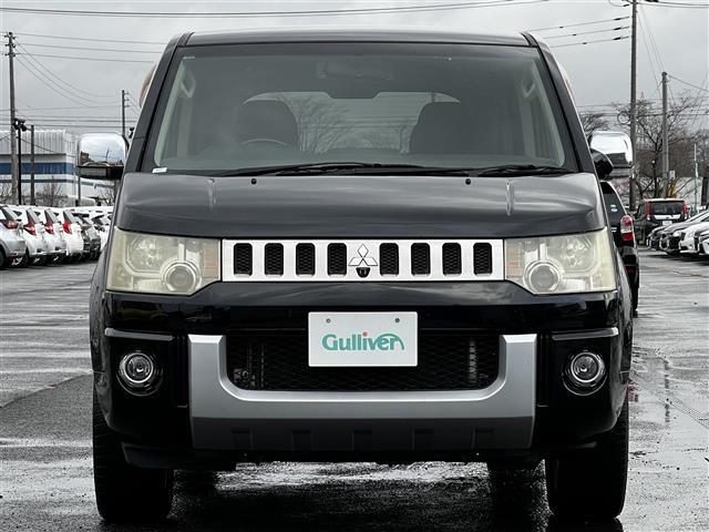 デリカD:5 シャモニー 純正HDDナビ バックカメラ ビルトインETC 両側パワースライドドア D席パワーシート 前席シートヒーター 革巻きウッドコンビステアリング ステアリングリモコン パドルシフト MTモード付AT(2枚目)