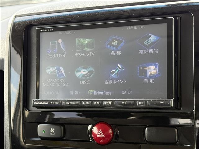 デリカＤ：５ Ｄ　パワーパッケージ　クルーズコントロール／社外メモリナビ／フルセグＴＶ／バックカメラ／両側パワースライドドア／ＡＬＰＩＮＥ製フリップダウンモニター／純正エンジンスターター／ＥＴＣ／ドライブレコーダー／シートヒーター（6枚目）