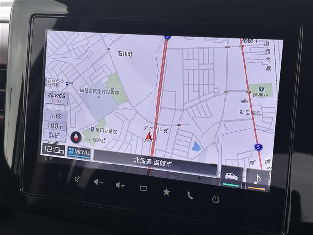 スペーシアカスタム ハイブリッドXSターボ 純正ナビ/フルセグTV/全方位カメラ/スズキセーフティーサポート/デュアルセンサーブレーキサポート/ふらつき警報/車線逸脱抑制/発進お知らせ/両側パワースライドドア/ハーフレザーシート(6枚目)