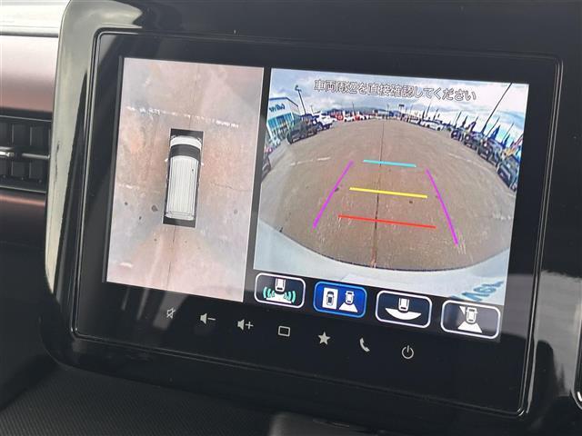 スペーシアカスタム ハイブリッドXSターボ 純正ナビ/フルセグTV/全方位カメラ/スズキセーフティーサポート/デュアルセンサーブレーキサポート/ふらつき警報/車線逸脱抑制/発進お知らせ/両側パワースライドドア/ハーフレザーシート(8枚目)