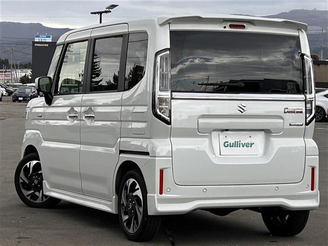 スペーシアカスタム ハイブリッドXSターボ 純正ナビ/フルセグTV/全方位カメラ/スズキセーフティーサポート/デュアルセンサーブレーキサポート/ふらつき警報/車線逸脱抑制/発進お知らせ/両側パワースライドドア/ハーフレザーシート(40枚目)