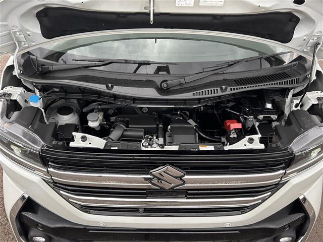 スペーシアカスタム ハイブリッドXSターボ 純正ナビ/フルセグTV/全方位カメラ/スズキセーフティーサポート/デュアルセンサーブレーキサポート/ふらつき警報/車線逸脱抑制/発進お知らせ/両側パワースライドドア/ハーフレザーシート(43枚目)