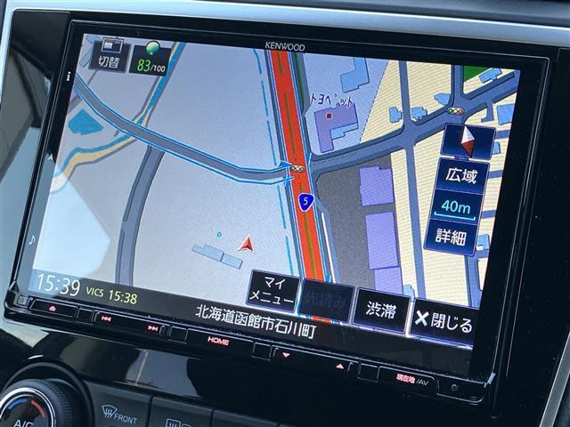 レヴォーグ 1.6GTアイサイト Vスポーツ 社外ナビ/フルセグTV/クルーズコントロール/コーナーセンサー/ETC/シートヒーター/ブラインドスポットモニター/レーンキープアシスト/バックモニター/パドルシフト/HIDヘッドライト(7枚目)