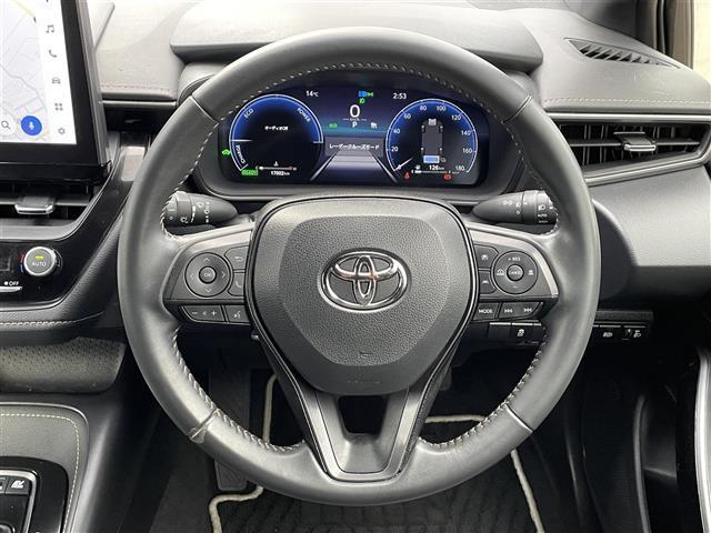 カローラツーリング ハイブリッド　ダブルバイビー　純正ナビ／フルセグＴＶ／ドライブレコーダー／バックカメラ／クルーズコントロール／ＥＴＣ／レーンキープアシスト／オートハイビーム／コーナーセンサー／ＬＥＤヘッドライト／ハーフレザシート（4枚目）