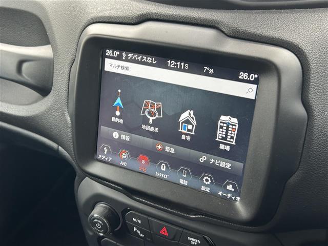 ジープ・レネゲード トレイルホーク 純正ナビ/フルセグTV/純正AW付き夏冬タイヤ/バックカメラ/ドライブレコーダー/クルーズコントロール/車線逸脱警報/ブラインドスポットモニター/コーナーセンサー/ルーフレール/ETC/ワンオーナー(4枚目)